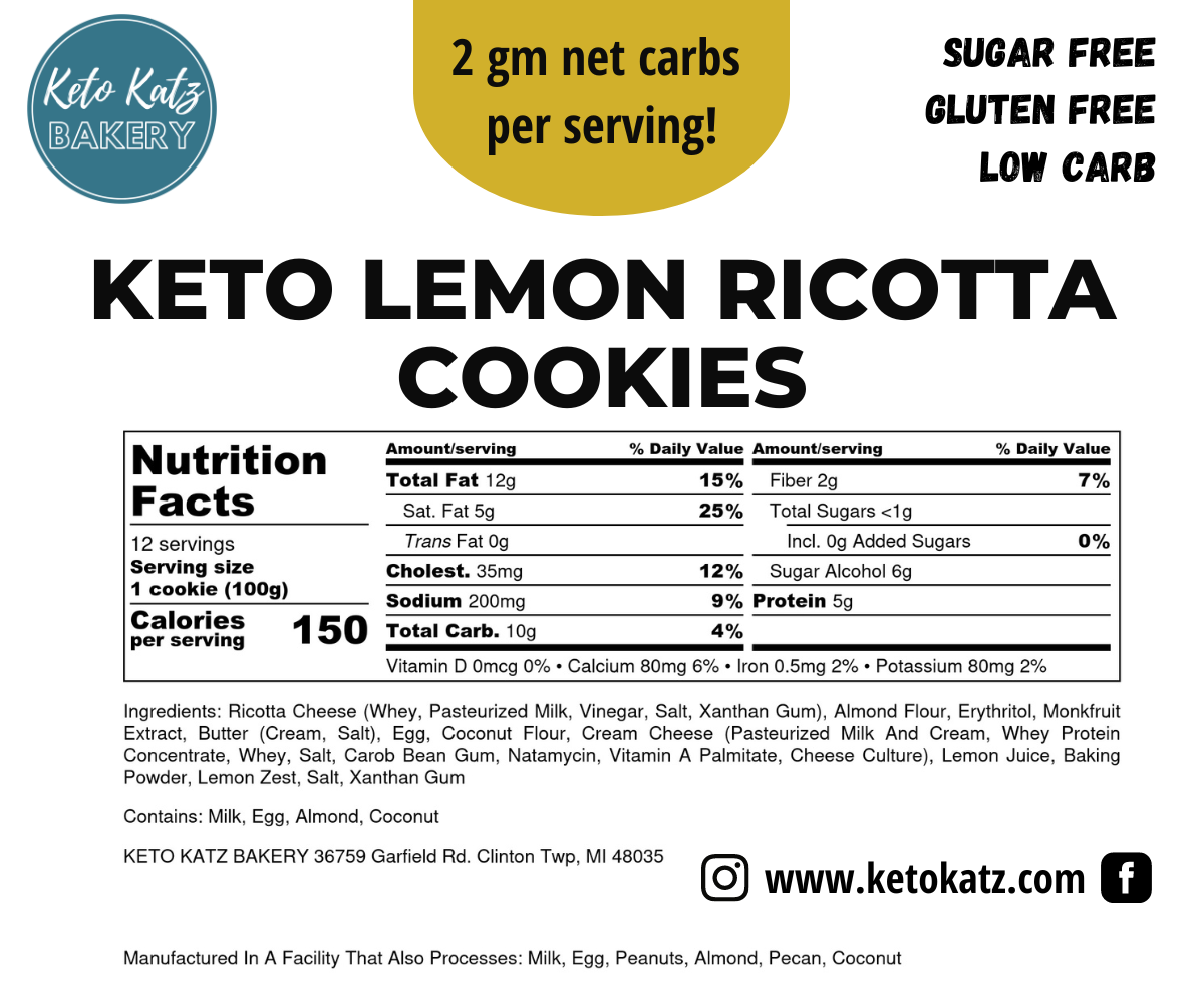 Keto Chocolate Chip Cookie - Keto Katz Bakery